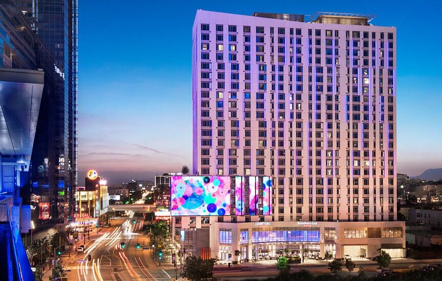 Courtyard By Marriott Los Angeles L.A. Live Hotel Exterior photo