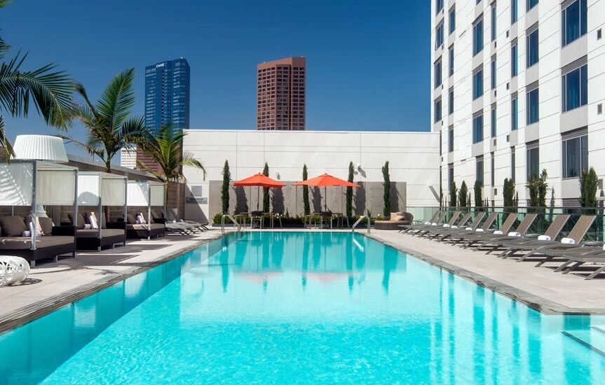 Courtyard By Marriott Los Angeles L.A. Live Hotel Exterior photo